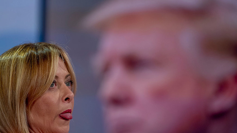 Трамп назвал Мелони неприемлемой и заявил, что разочарован в ней