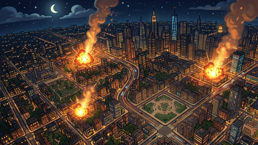 SHOT: в районе Анапы прогремела серия взрывов