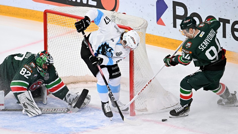 В первом периоде «Ак Барс» и минское «Динамо» набрали 38 минут штрафа