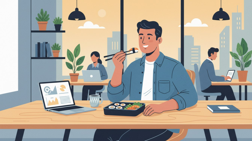 Россиян предупредили, что пропуск обеда на работе создаёт угрозы для компании