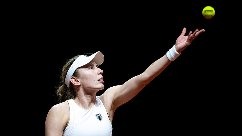 Александрова разгромно проиграла Носковой во втором круге турнира WTA в Штутгарте