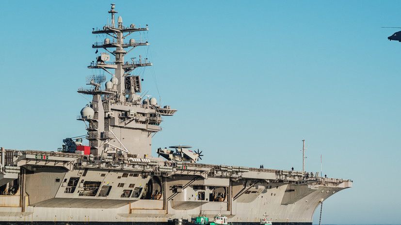 Трое моряков пострадали при пожаре на авианосце Dwight D. Eisenhower в США