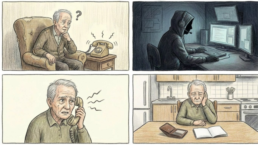 Житель Пензы лишился почти 4 млн рублей после звонка о &laquo;перерасчёте пенсии&raquo;