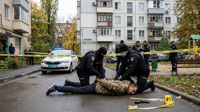 Экс-боец ВСУ устроил стрельбу в Киеве после конфликта с соседом