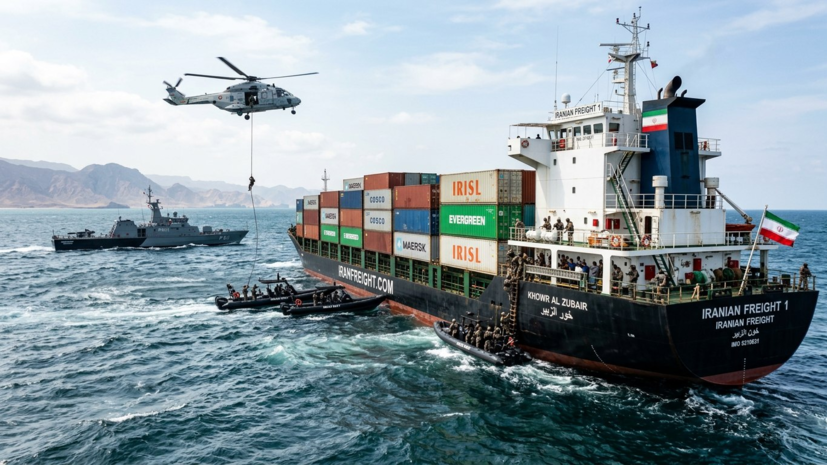 WP: захваченное в Оманском заливе торговое судно Ирана следовало из порта Китая