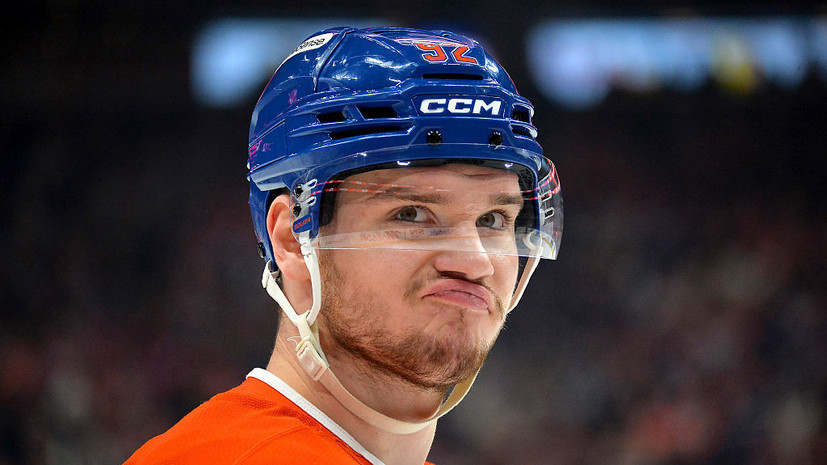 Две передачи Подколзина помогли «Эдмонтону» обыграть «Анахайм» в матче плей-офф НХЛ