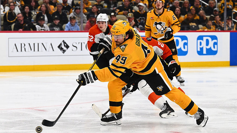 «Питтсбург» с Малкиным проиграл «Филадельфии» во втором матче серии плей-офф НХЛ