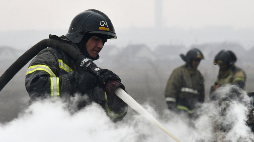 В многоквартирном доме в Махачкале произошёл пожар