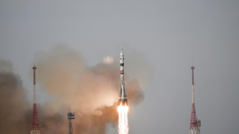 На Байконуре установили ракету «Союз-2.1а» с кораблём «Прогресс МС-34»