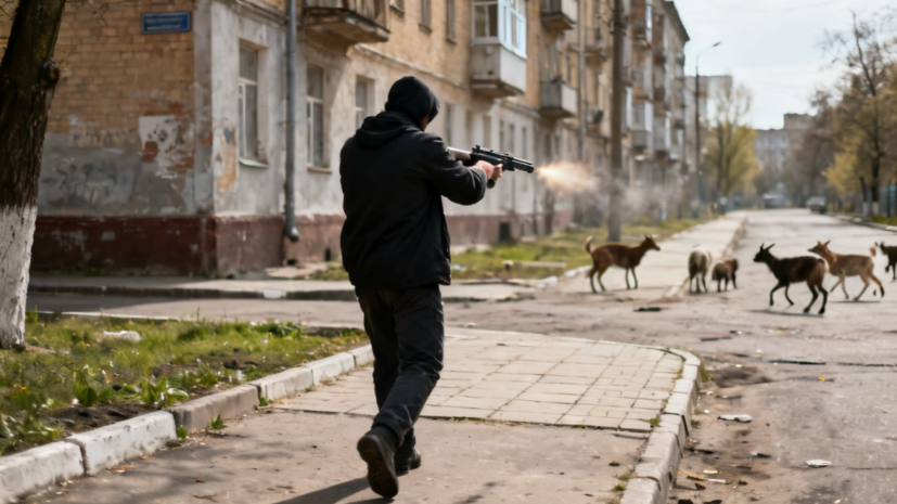«СТРАНА.ua»: мужчина в Днепропетровске стреляет по животным на улице