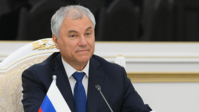 Володин: необходимо расширять форматы сотрудничества с корейскими законодателями