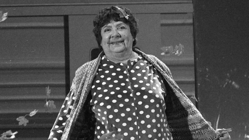 РИА Новости: причиной смерти актрисы Михеевой стало онкологическое заболевание