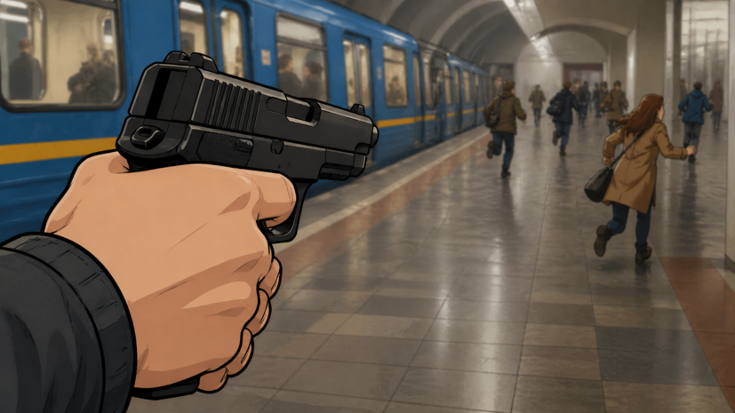 Неизвестный открыл стрельбу в метро Харькова
