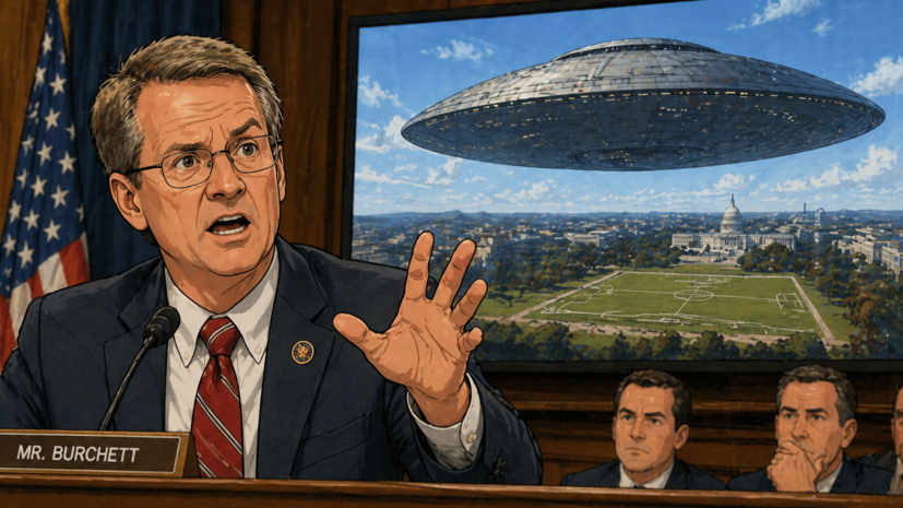 Американский конгрессмен Берчетт рассказал об НЛО размером с футбольное поле
