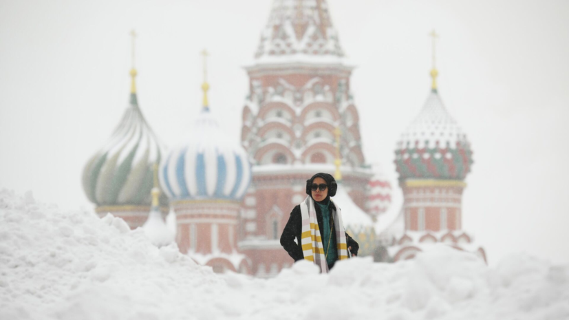 Леус: высота снежного покрова в Москве достигла рекордных 12 см