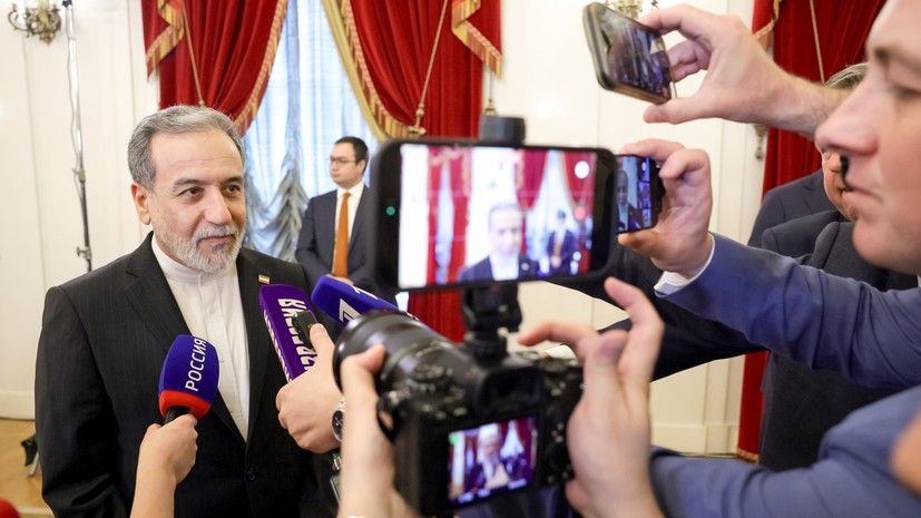 Лавров заявил, что переговоры Путина и главы МИД Ирана Аракчи были полезными