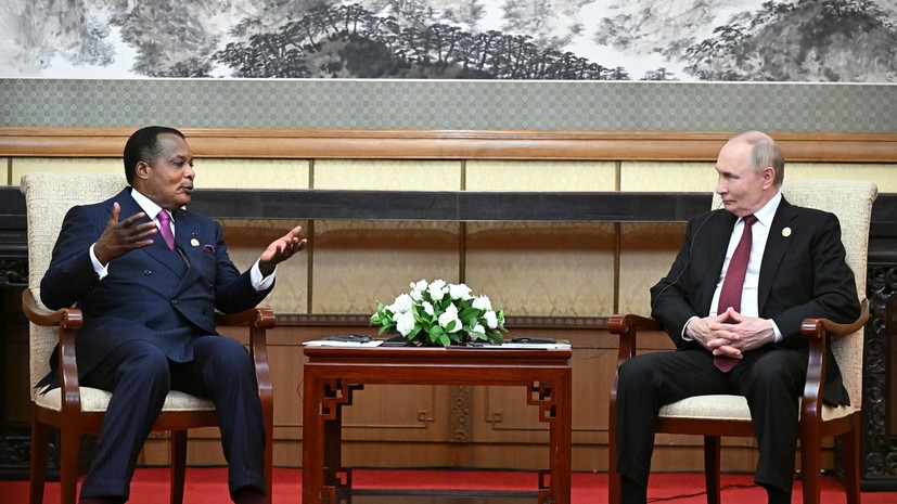 В Москву прибыл президент Республики Конго