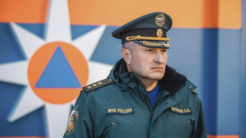 Куренков прибыл на место тушения пожара в Туапсе