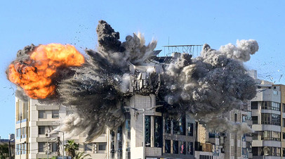 RT: израильские истребители нанесли удар по жилому району в Бейруте