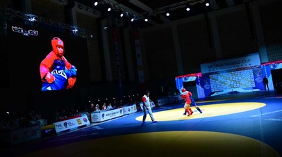 Российские&nbsp; самбисты завоевали 32 медали в первый день Кубка мира в Ереване