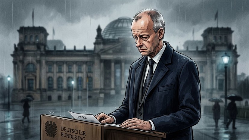 Bild: 76% немцев недовольны работой правительства Мерца, а его самого — 71%