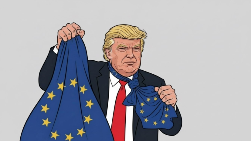 Евродепутат Делла Валле: ЕС получает пощёчину от Трампа пошлинами и не реагирует