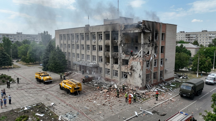 ВСУ ударили по зданию администрации Энергодара