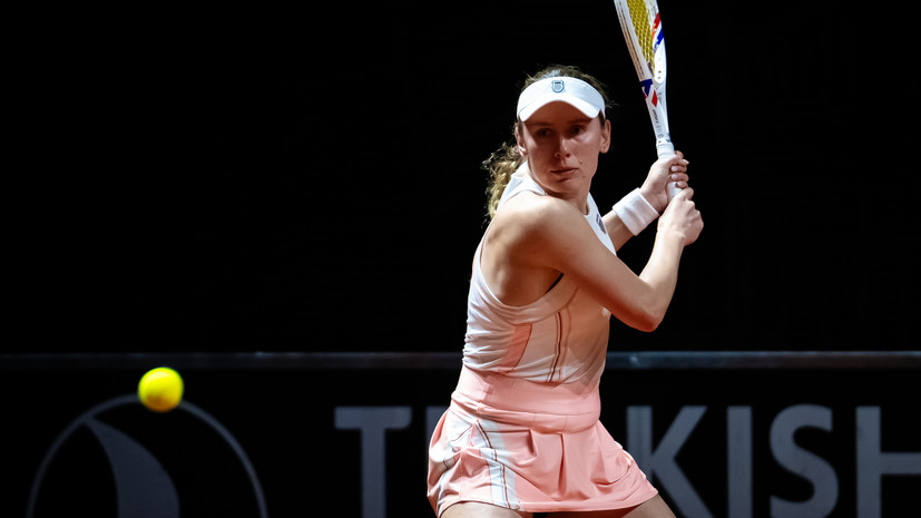 Александрова проиграла 46-й ракетке мира Зигемунд на турнире WTA в Риме