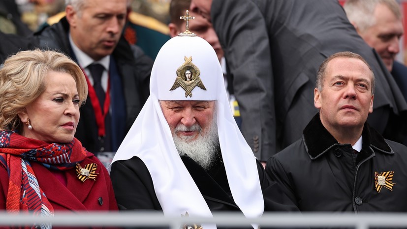 Путин поздравил патриарха Кирилла с 81-й годовщиной Победы