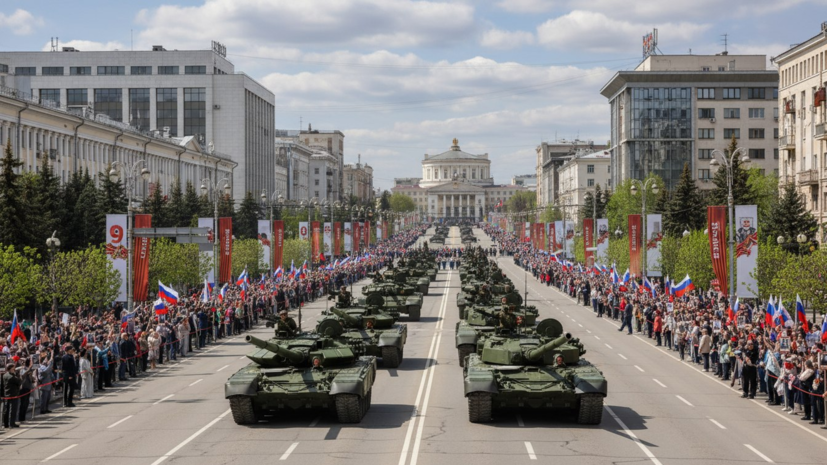 В Челябинске прошёл парад Победы