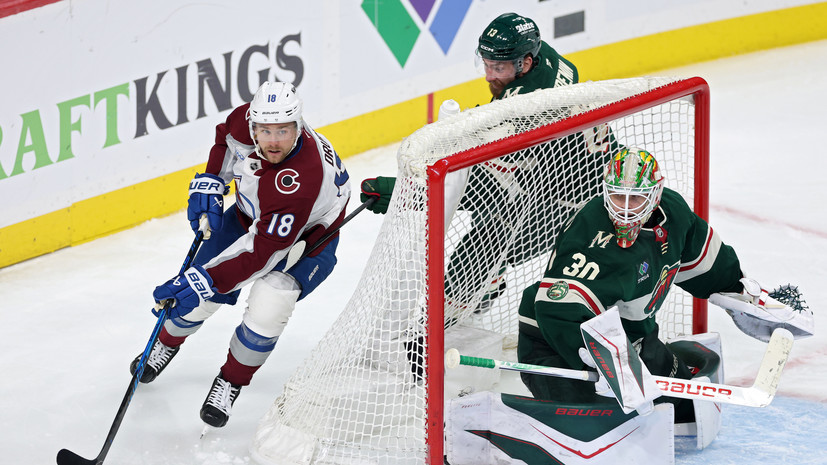 Гол Юрова и передача Тарасенко не спасли «Миннесоту» от поражения в матче плей-офф НХЛ с «Колорадо»