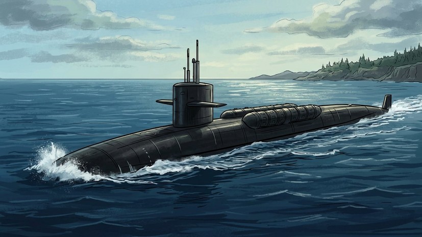 Американская атомная подводная лодка прибыла в порт Гибралтара