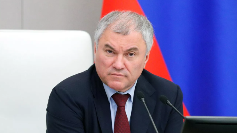 Володин раскритиковал приглашение Зеленского на саммит в Ереване