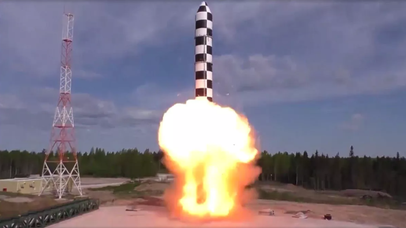 Путину доложили об успешном пуске ракеты «Сармат»