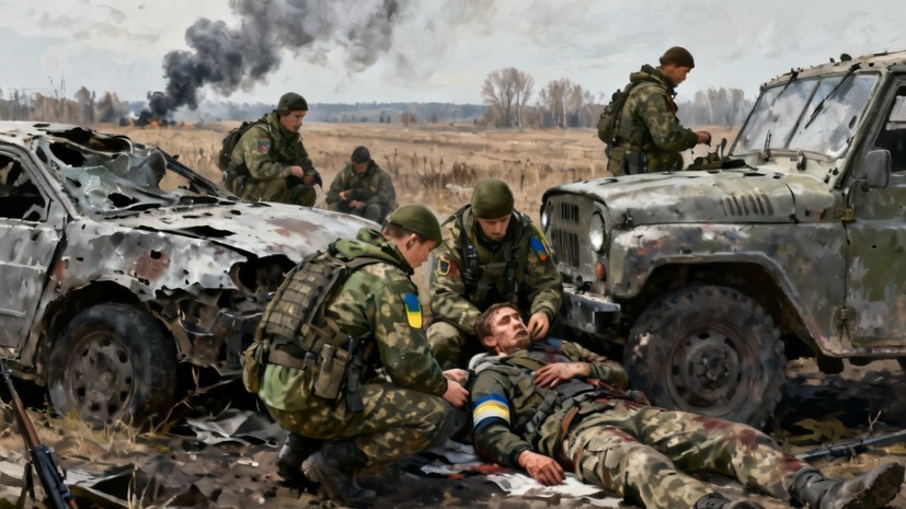 РИА Новости: боевики 107-й бригады ВСУ несут большие потери в Сумской области