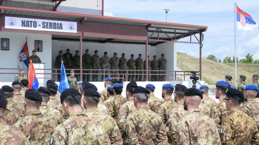 Минобороны: Сербия впервые проводит совместные военные учения с НАТО