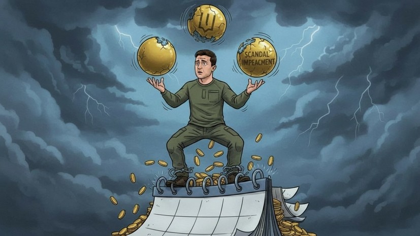 Politico: коррупционный скандал произошёл в неподходящее для Зеленского время