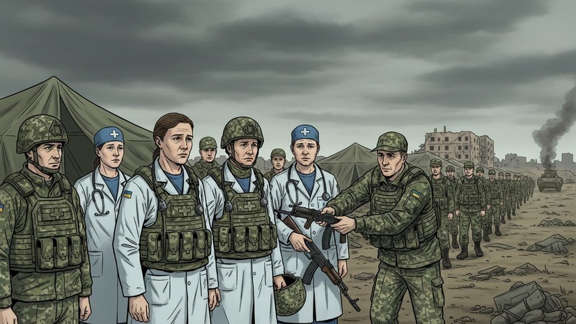 «СТРАНА.ua»: на Украине медработников начали лишать брони и мобилизовать