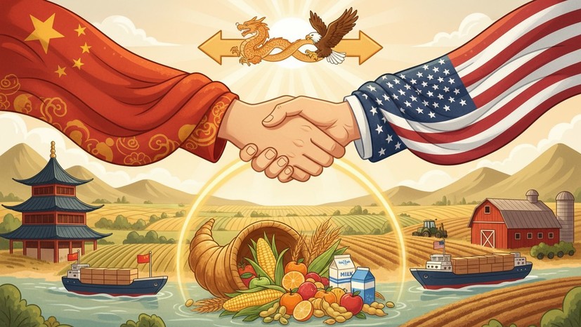 КНР и США договорились расширять торговлю сельхозпродукцией