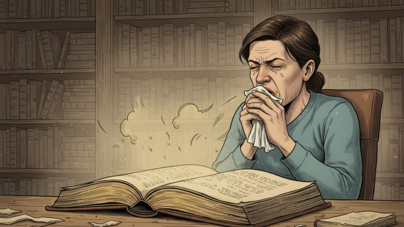 Врач Болибок: старые книги могут быть причиной аллергии