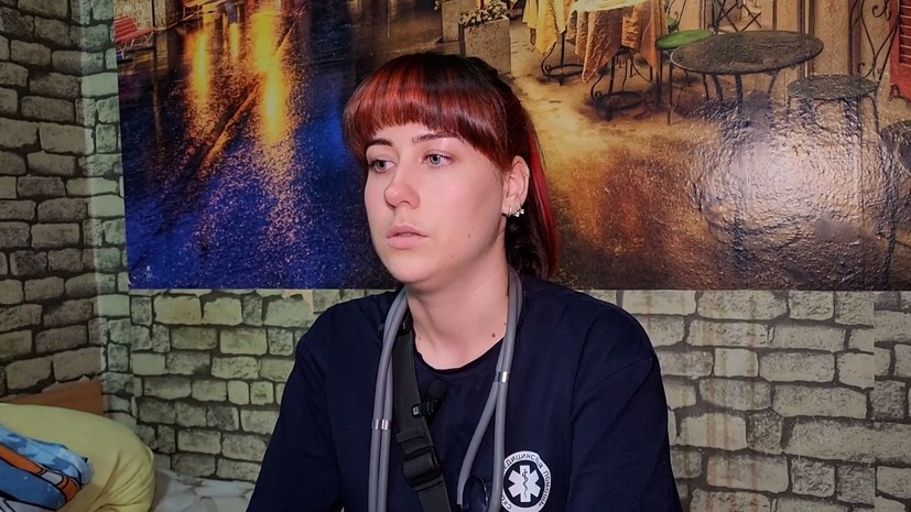 Фельдшер из Донецка рассказала, как экипаж скорой помощи попал под обстрел ВСУ