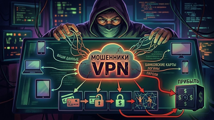 В МВД предупредили о «бесплатном VPN», заражающем гаджеты вирусом