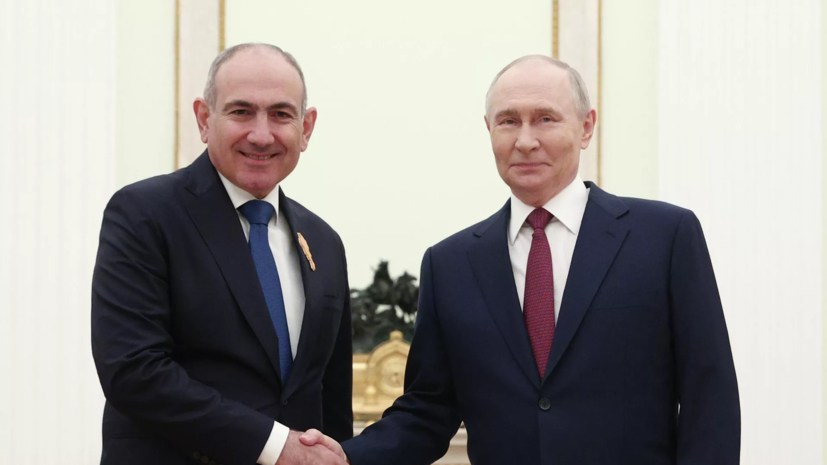 Песков: контакты Путина и Пашиняна в ближайшее время не ожидаются