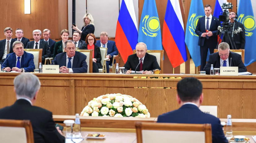 Путин назвал важным широкое использование русского языка в Казахстане