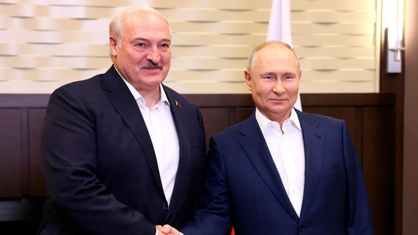 Путин и Лукашенко несколько раз переговорили на полях мероприятий в Астане
