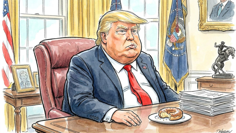 АР: Трамп поправился на 6 кг за год