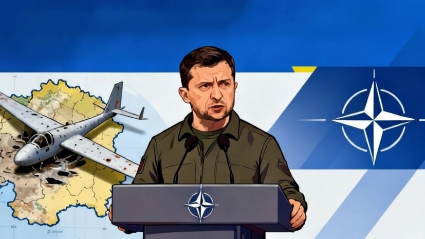 Зеленский: НАТО должно дать сильный ответ на падение БПЛА в Румынии
