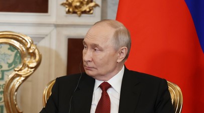 Пресс-подход Владимира Путина