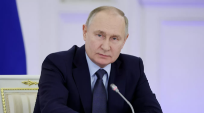 Путин принимает участие в съезде Союза машиностроителей России