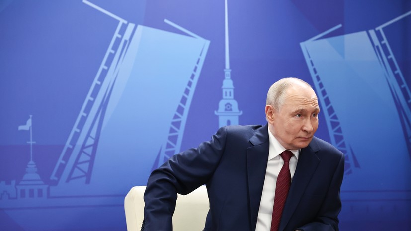 Путин сообщил, что бегло посмотрел письмо Зеленского